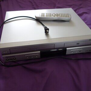 Vintage Panasonic PV-D4733S-K VCR DVD Combo with Remote Both DVD & VCR Work!